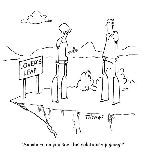"So where do you see this relationship going?"