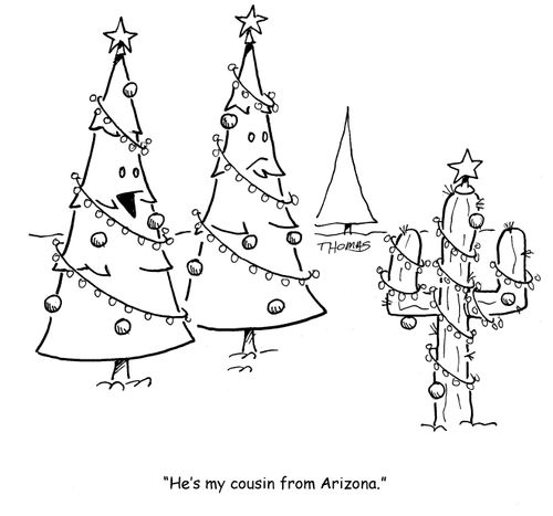 "He's my cousin from Arizona."