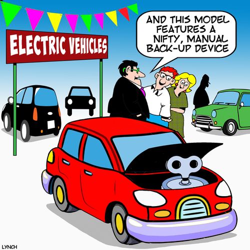 "And this model features a nifty, manual back-up device."