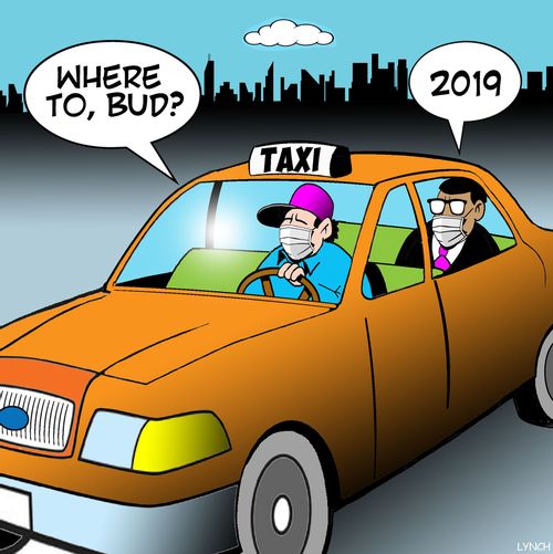 "Where to, bud?"