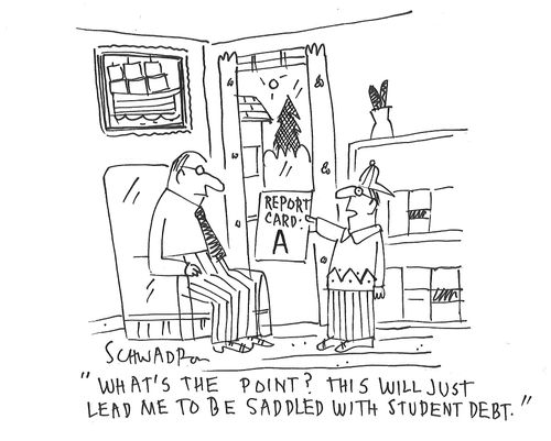 "What's the point? This will just lead me to be saddled with student debt."