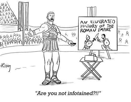 "Are you not infotained?!!"