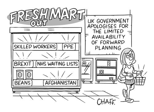 UK Government Apologises For The Limited Availability Of Forward Planning.