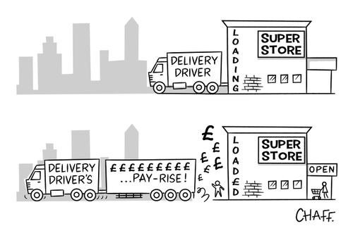 Delivery Driver. . . Pay Rise.