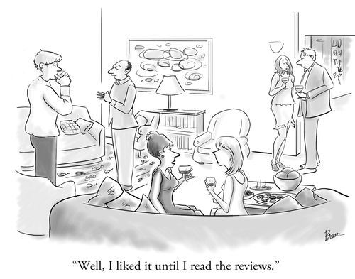"Well, I liked it until I read the reviews."