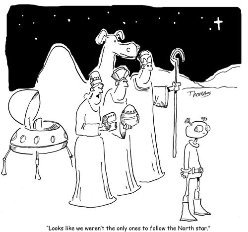 "Looks like we weren't the only ones to follow the North Star."
