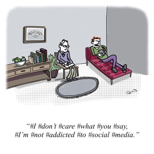 "#I #don't #care #what #you #say, #I'm #not #addicted #to #social #media."