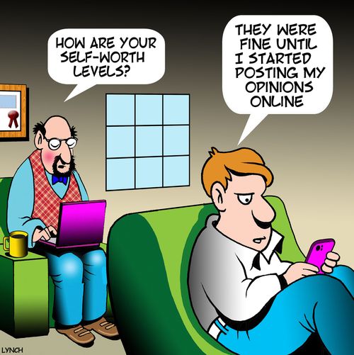 "They were fine until I started posting my opinions online."