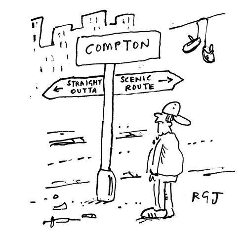 Compton: Straight Otta....Scenic Route