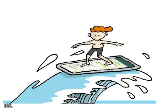 Surfing on your phone
