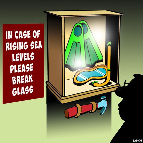 In Case of Rising Sea Levels Please Break Glass