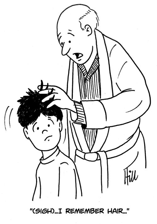 ". . . I remember hair. . ."