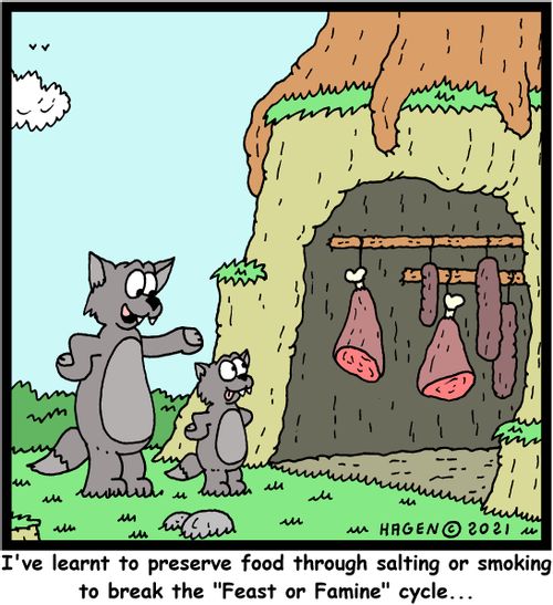 "I've learnt to preserve food through salting or smoking to break the 'Feast or Famine' cycle. . ."