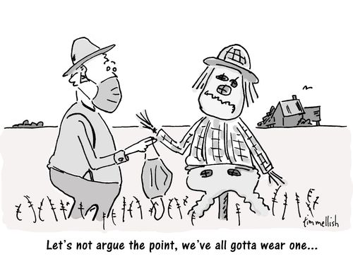 "Let's not argue the point, we've all gotta wear one. . ."
