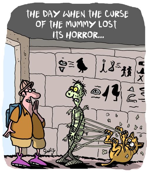 The Day When The Curse Of The Mummy Lost It's Horror. . . 