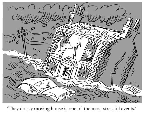 "They do say moving house is one of the most stressful events."