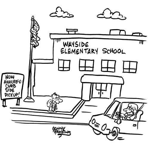 Wayside Elementary School - Now Available: Curbside Pickup!