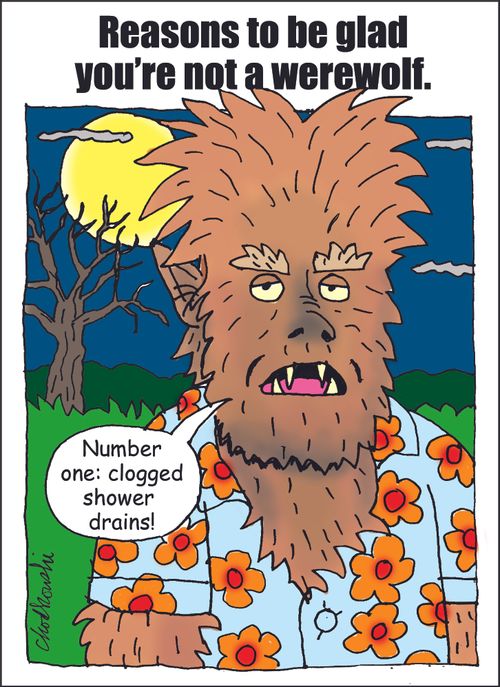 Reasons to be glad you're not a werewolf.