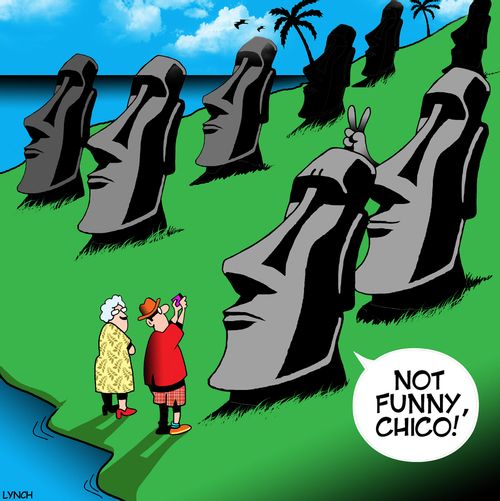 "Not funny, Chico!"