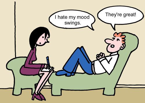 "I hate my mood swings."