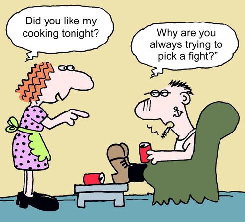 "Did you like my cooking tonight?"