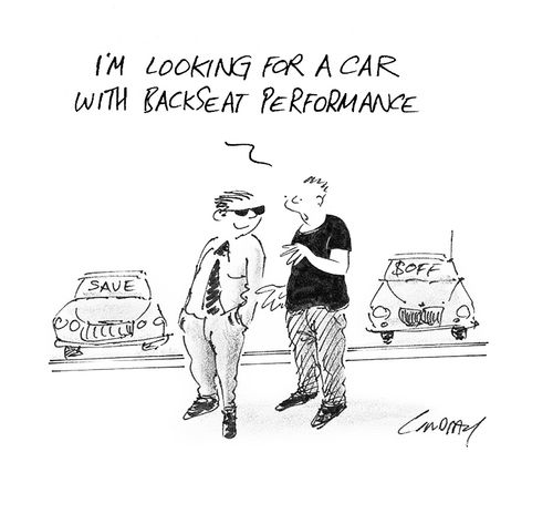 "I'm looking for a car with backseat performance."