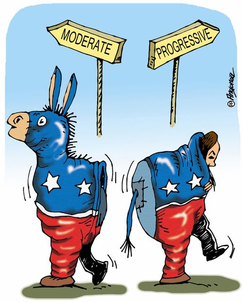 Moderates Vs Progressives