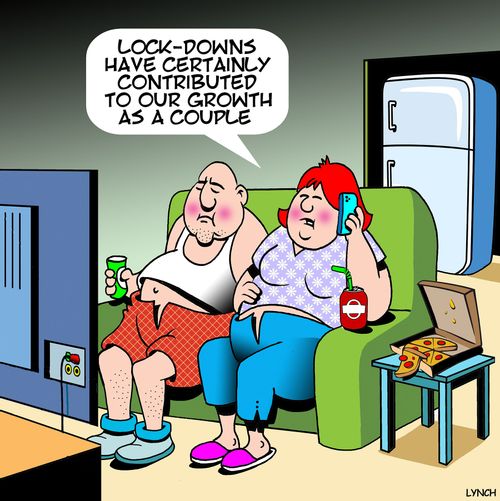 "Lock-downs have certainly contributed to our growth as a couple."