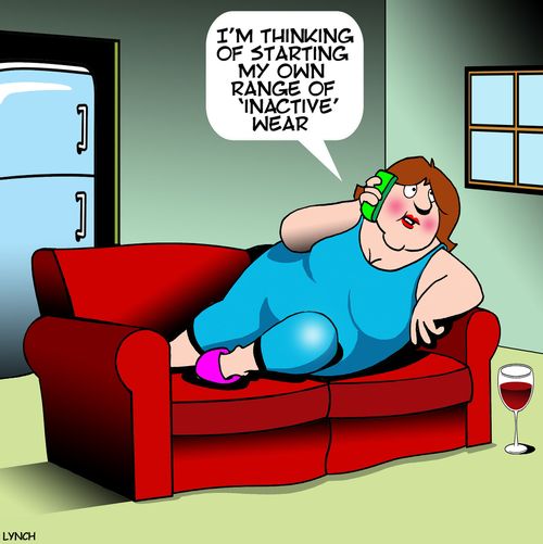 "I'm thinking of starting my own range of 'inactive' wear."