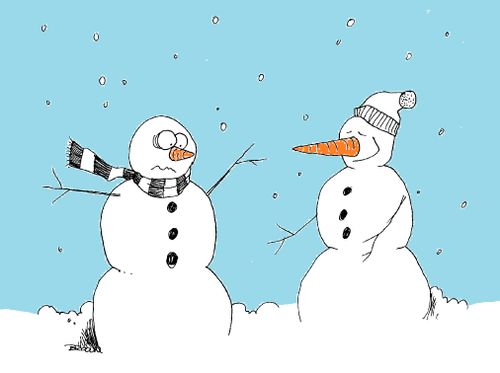Two snowmen