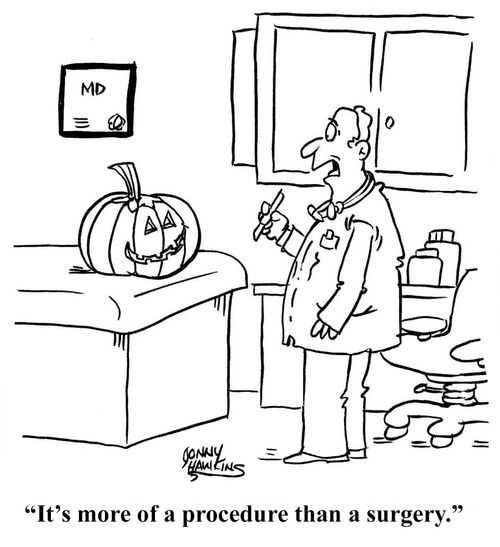 "It's more of a procedure than a surgery." 