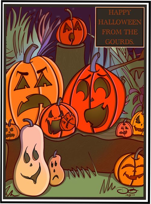 Happy Halloween from the Gourds 