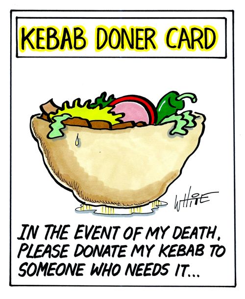 Kebab doner card