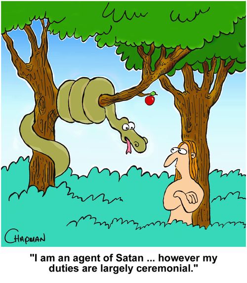 "I am an agent of Satan... however my duties are largely ceremonial." 