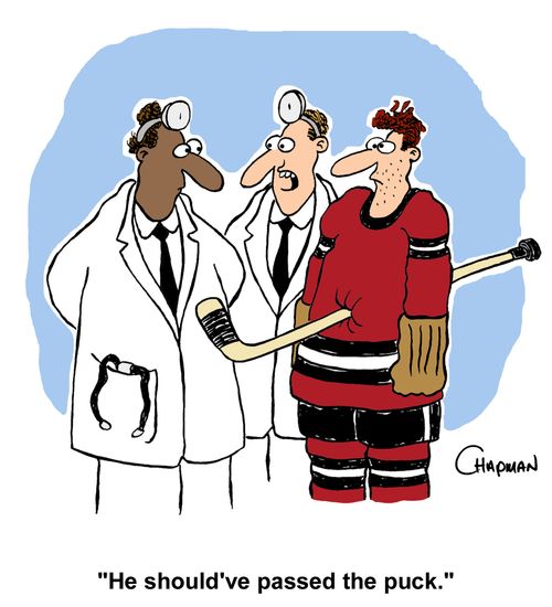 "He should've passed the puck."