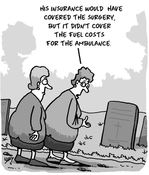 "His insurance would have covered the surgery, but it didn't cover the fuel costs for the ambulance."