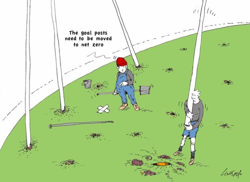 The goal posts need to be moved to net zero