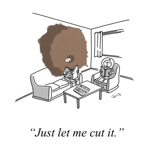 "Just let me cut it."
