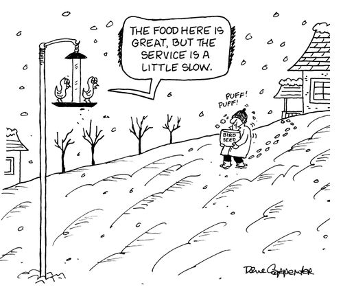 "The food here is great, but the service is a little slow."