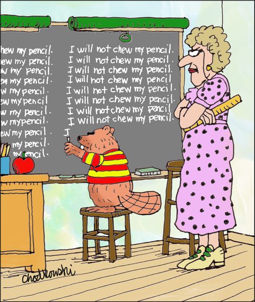 I Will Not Chew My Pencil