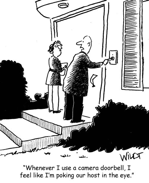  "Whenever I use a camera doorbell, I feel like I'm poking our host in the eye."