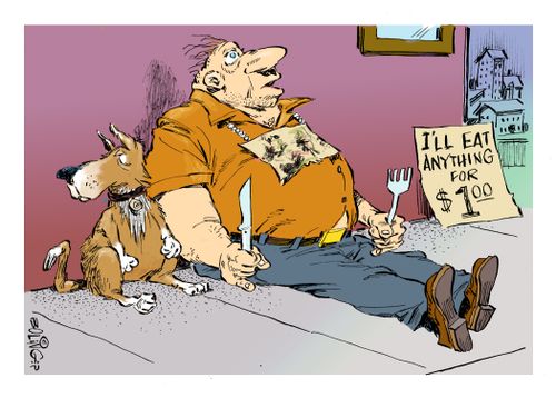 "I'll eat anything for $1.00"