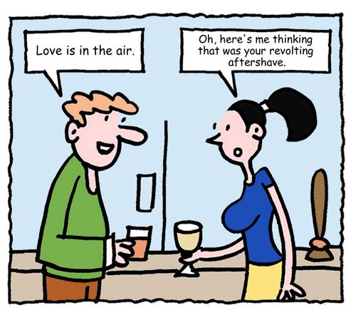 "Love is in the air."
