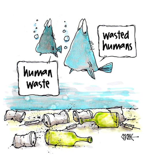 "Human waste."