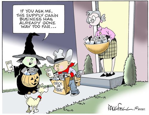 "If you ask me, this supply chain business has already gone way too far. . ."