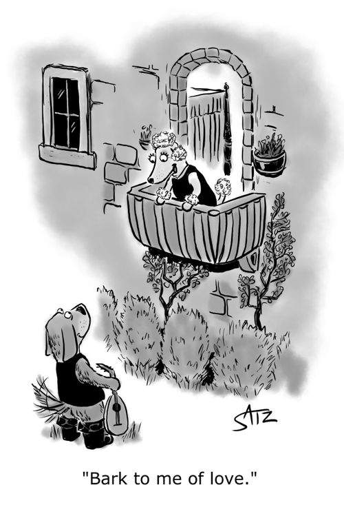 "Bark to me of love."