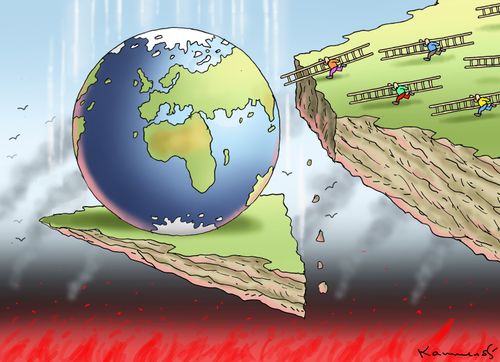 Trying to save planet Earth