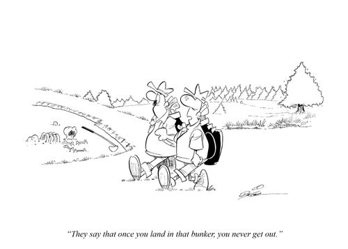 "They say that once you land in that bunker, you never get out."