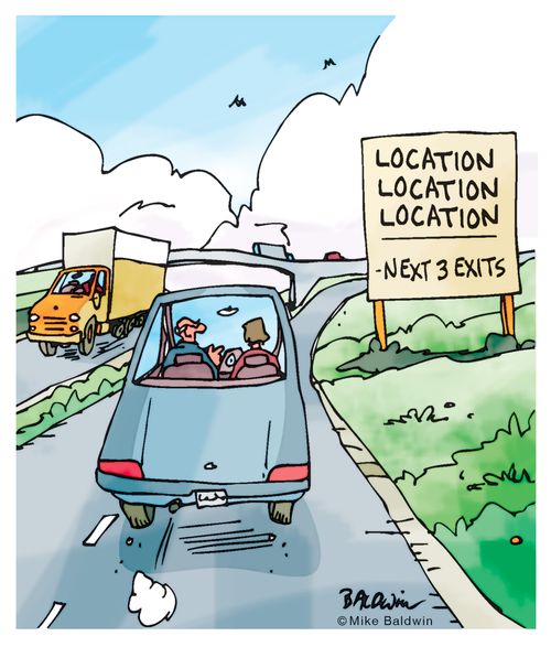 Location location location - Next 3 Exits