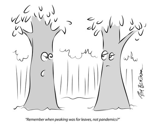 "Remember when peaking was for leave, not pandemics?"